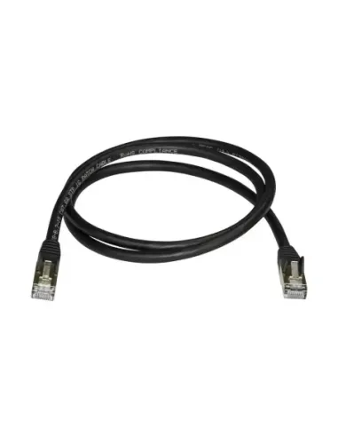 Cable de red startech latiguillo rj45 stp cat6a 1m negro