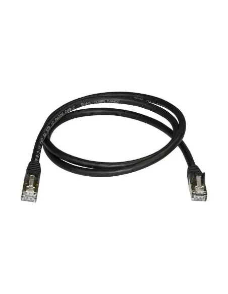 Cable de red startech latiguillo rj45 stp cat6a 1m negro
