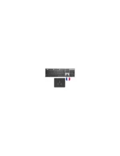 Teclado + raton tacens 6zenithfr inalambrico gris frances + alfombrilla