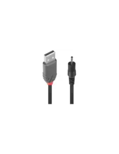 Lindy 70265 cable de transmisión Negro 1,5 m USB A EIAJ-01 (2.5 mm, 0.7 mm)