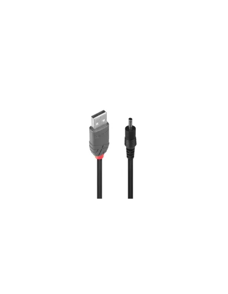 Lindy 70266 cable de transmisión Negro 1,5 m USB A