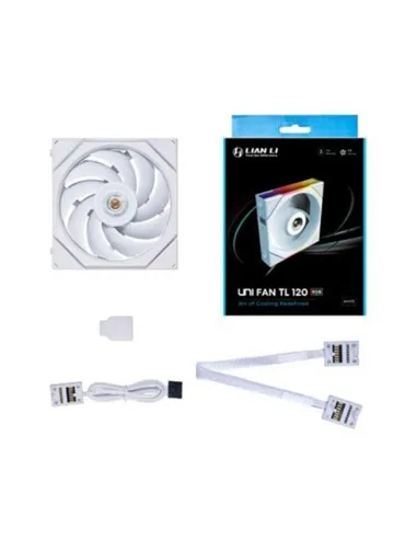 Ventilador cpu lian li unifan tl120 argb 120mm white