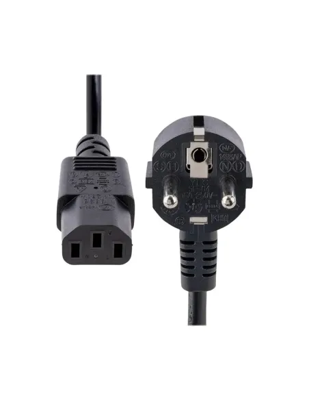 Cable schuko a c13 startech 1m -  negro