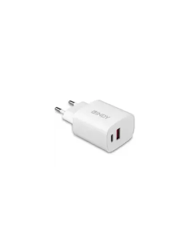 Lindy 73413 cargador de dispositivo móvil Universal Blanco Corriente alterna Carga rápida Interior