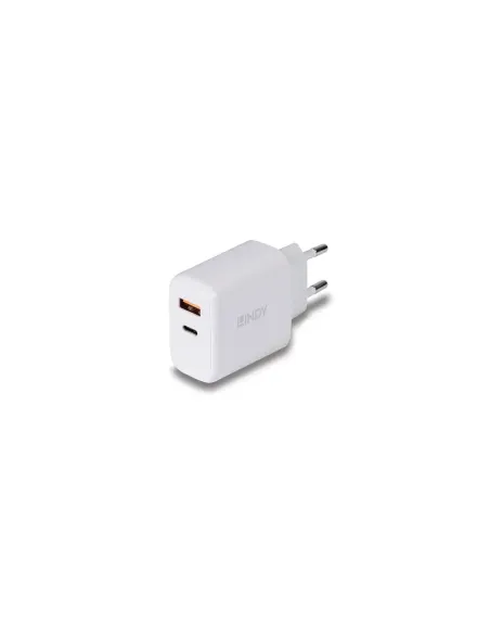 Lindy 73424 cargador de dispositivo móvil Universal Blanco Corriente alterna Carga rápida Interior