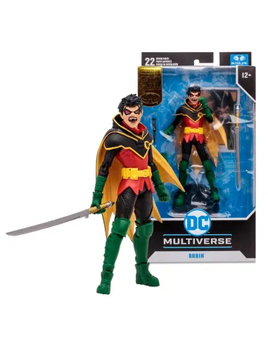 Figura mcfarlane dc multiverse damian wayne robin 17cm