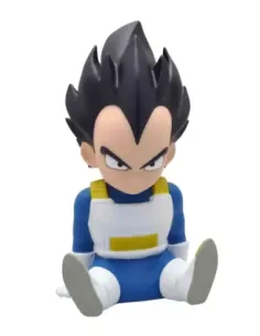 Figura hucha plastoy vegeta sentado chibi 15 cm pvc dragon ball