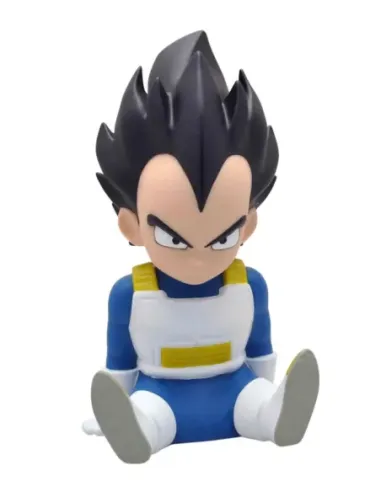 Figura hucha plastoy vegeta sentado chibi 15 cm pvc dragon ball