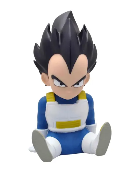 Figura hucha plastoy vegeta sentado chibi 15 cm pvc dragon ball