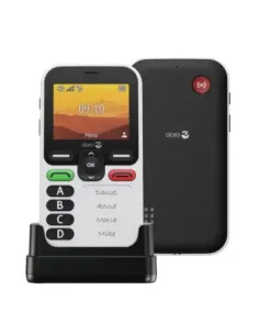 Telefono movil doro leva x10 - 2.4 pulgadas - 4g - blanco - negro