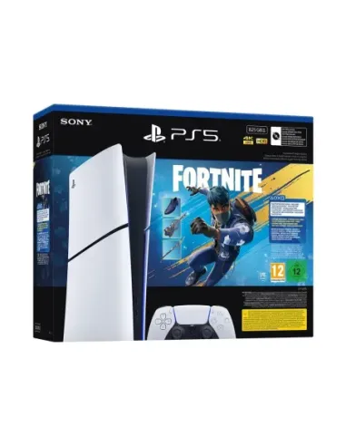 Consola ps5 sony playstation 5 digital chasis e + fortnite