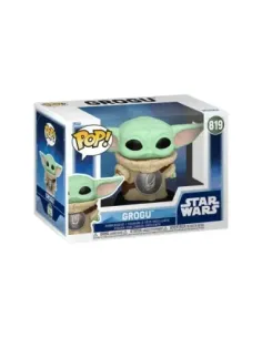 Funko pop star wars grogu with mudhorn chest armor