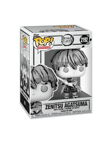 Funko pop animation demon slayer zenitsu (sumi - ink)