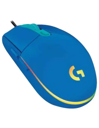 Mouse raton logitech g102 lightsync azul gaming 8.000 dpi 6 botones