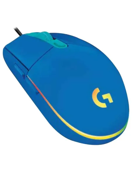 Mouse raton logitech g102 lightsync azul gaming 8.000 dpi 6 botones