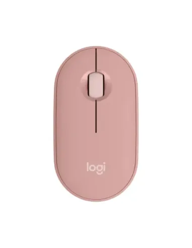 Raton inalambrico logitech pebble mouse 2 m350s rosa bluetooth