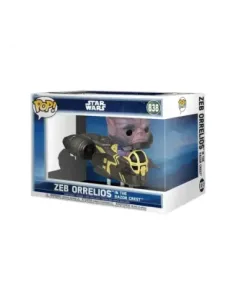 Funko pop star wars rides deluxe zeb orrelios en la razor crest