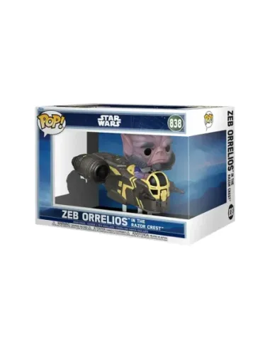 Funko pop star wars rides deluxe zeb orrelios en la razor crest