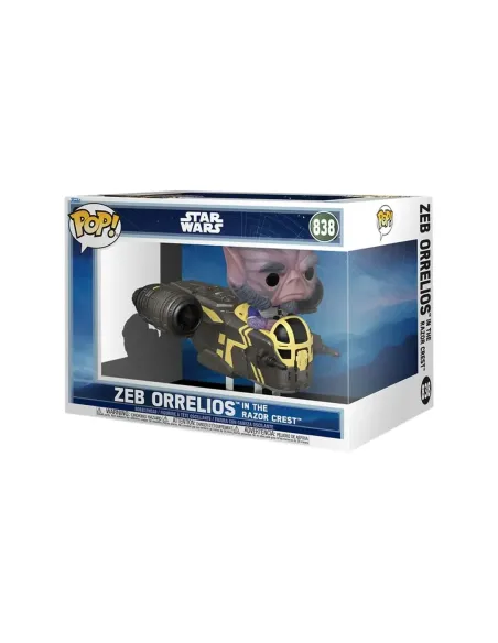 Funko pop star wars rides deluxe zeb orrelios en la razor crest
