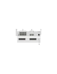 HUAWEI S210-8LP2J (8*10/100/1000BASE-T PORTS (32W POE+), 2*2.5GE SFP PORTS, WITH 1*AC POWER ADAPTER, FANLESS)"