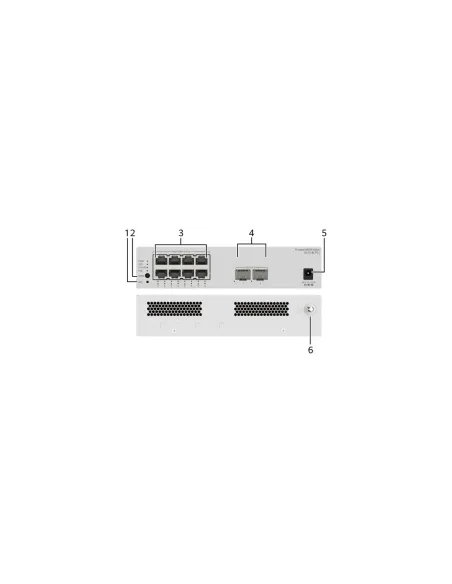 HUAWEI S210-8LP2J (8*10/100/1000BASE-T PORTS (32W POE+), 2*2.5GE SFP PORTS, WITH 1*AC POWER ADAPTER, FANLESS)"