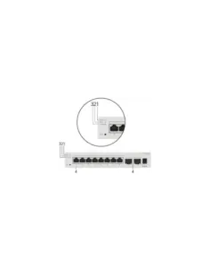 HUAWEI S210-24T2J (24*10/100/1000BASE-T PORTS, 2*2.5GE SFP PORTS, BUILT-IN AC POWER, FANLESS)