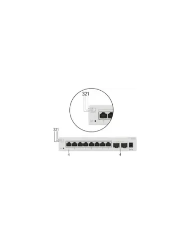 HUAWEI S210-24T2J (24*10/100/1000BASE-T PORTS, 2*2.5GE SFP PORTS, BUILT-IN AC POWER, FANLESS)