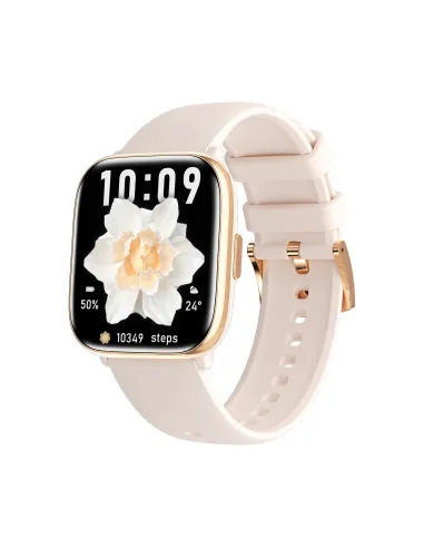 Reloj smartwatch myphone pastel gold cream