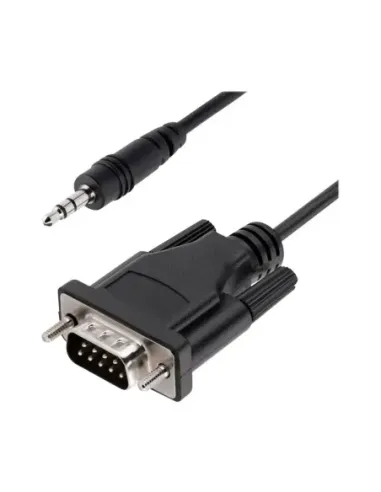 Cable db9 a jack 3.5mm startech 1m -  macho - macho -  negro