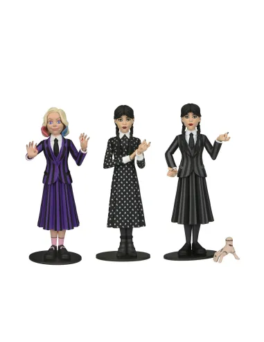 Surtido figuras neca wednesday addams toony terrors