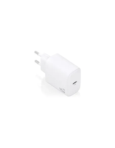 Cargador de Pared GaN Aisens A110-0969/ 1xUSB Tipo-C/ 45W/ Blanco