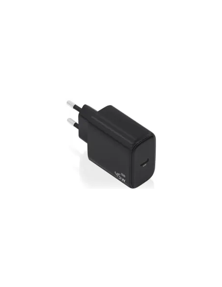 Cargador de Pared GaN Aisens A110-0970/ 1xUSB Tipo-C/ 45W/ Negro