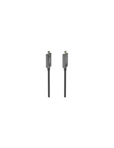 Cable USB 3.1 Tipo-C Aisens AOC A157-0882/ USB Tipo-C Macho - USB Tipo-C Macho/ Hasta 60W/ 10Gbps/ 10m/ Negro