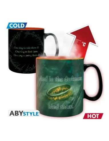 Taza termica abystyle el señor de los anillos sauron 460ml