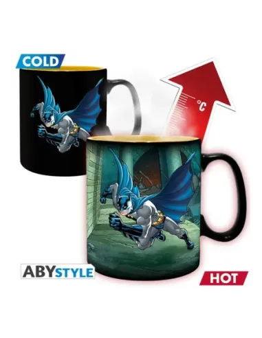 Taza termocolora dc comics batman y joker 460 ml