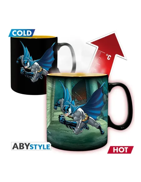 Taza termocolora dc comics batman y joker 460 ml