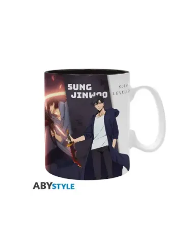 Taza abystyle solo leveling jinwoo & igris