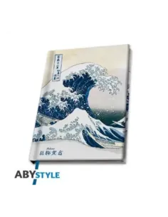 Cuaderno de notas a5 abystyle hokusai la gran ola