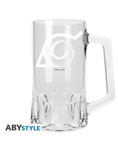 Jarra cristal naruto -  konoha logo