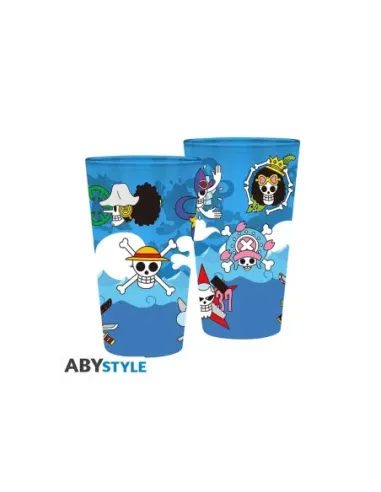 Vaso grande abystyle one piece calaveras 400 ml