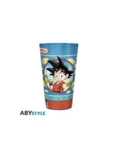 Vaso grande abystyle dragon ball goku y la nube voladora 400 ml