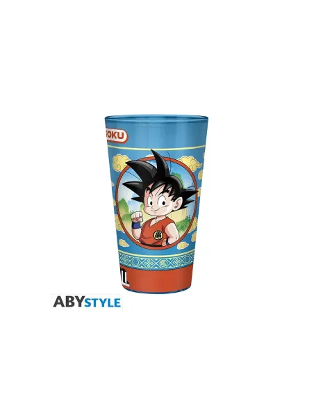 Vaso grande abystyle dragon ball goku y la nube voladora 400 ml