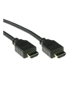 Cable hdmi 4k uhd act connectivity 2m -  macho - macho -  high speed premium certificado v2.0 negro