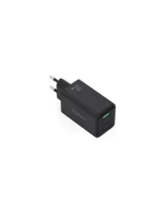 Cargador de Pared GaN Aisens ASCH-65W3P073-BK/ 2xUSB Tipo-C/ 1xUSB/ 65W/ Negro