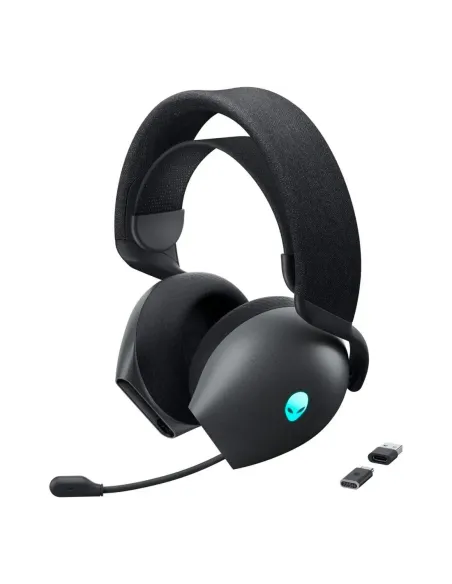 Auriculares gaming dell tri - mode inalambrico negro