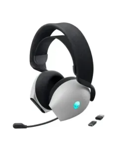 Auriculares gaming dell tri - mode inalambrico blanco