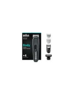 Cortapelos Braun BodyGroomer Series 5 BG5360/ con Batería/ 4 Accesorios
