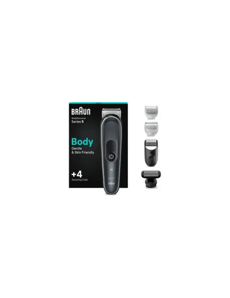 Cortapelos Braun BodyGroomer Series 5 BG5360/ con Batería/ 4 Accesorios