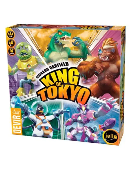 Juego de mesa devir king of tokyo pegi 8
