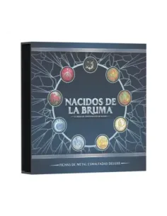 Nacidos de la bruma fichas de metal